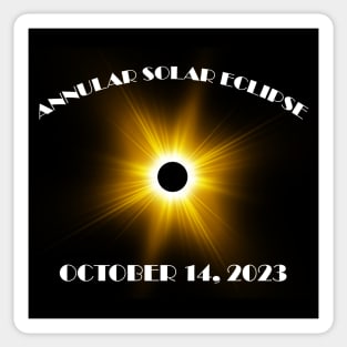 Annular Solar Eclipse 2023 Sticker